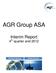 AGR Group ASA. Interim Report 4 th quarter and 2012