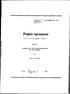Project Agreement. Public Disclosure Authorized OFFICIAL LOAN NUMBER 1878 PAN DOCUMENPS. Public Disclosure Authorized