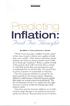 The Regional Economist January Inflation: Ijrooo.Ijror ijnouani. By William T. Gavin and Rachel J. Mandal
