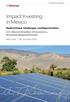 Impact Investing in Mexico Reality Check, Challenges, and Opportunities