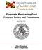 Corporate Purchasing Card Program Policy and Procedures