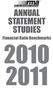ANNUAL STATEMENT STUDIES. Financial Ratio Benchmarks