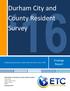 Durham City and County Resident Survey