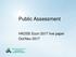 Public Assessment. HKDSE Econ 2017 live paper Oct/Nov 2017