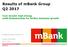 Results of mbank Group Q2 2017