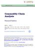 Commodity Chain Analysis