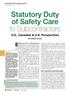 Statutory Duty of Safety Care to Subcontractors