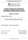 Project Manual for Electrical Switchgear Replacement Project