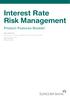 Interest Rate Risk Management