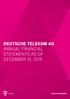 Deutsche telekom AG AnnuAl financial statements As of December 31, 2016