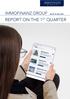 REPORT ON THE 1 ST QUARTER