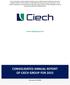 CONSOLIDATED ANNUAL REPORT OF CIECH GROUP FOR 2015