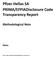 Pfizer Hellas SA PRIMA/EFPIADisclosure Code Transparency Report
