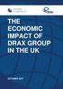 The economic impact of Drax Group in the UK (2016) THE ECONOMIC IMPACT OF DRAX GROUP IN THE UK