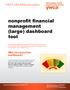 nonprofit financial management (large) dashboard tool