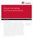 Mutual fund ratings and future performance