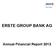 ERSTE GROUP BANK AG Annual Financial Report 2013