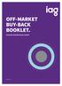 OFF-MARKET BUY-BACK BOOKLET. Insurance Australia Group Limited.