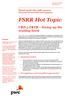 FSRR Hot Topic. CRD 5 FRTB Sizing up the trading book. Stand out for the right reasons Financial Services Risk and Regulation. 1.