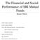 The Financial and Social Performance of SRI Mutual Funds