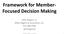 Framework for Member- Focused Decision Making Mike Higgins, Jr. Mike Higgins & Associates, Inc.