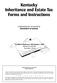 Kentucky Inheritance and Estate Tax Forms and Instructions