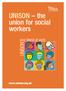 UNISON the union for social workers