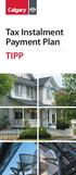 Tax Instalment Payment Plan TIPP