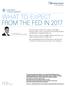WHAT TO EXPECT FROM THE FED IN 2017