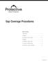 Gap Coverage Procedures