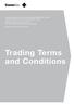 Trading Terms and Conditions