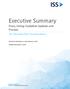 Executive Summary. Proxy Voting Guideline Updates and Process Benchmark Policy Recommendations