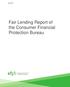 April Fair Lending Report of the Consumer Financial Protection Bureau