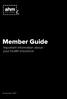 Member Guide. Important information about your health insurance