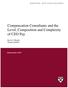 Compensation Consultants and the Level, Composition and Complexity of CEO Pay