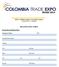 MIAMI 2014 REGISTRATION FORM. Business connection to the continental market MACC (Miami Airport Convention Center) AUGUST