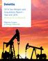 Oil & Gas Mergers and Acquisitions Report Year-end 2015 Waiting for a rebound