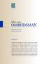 OMBUDSMAN. Office of the. Overview ANNUAL REPORT FISCAL YEAR 2007