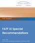FATF IX Special Recommendations