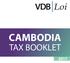 CAMBODIA TAX BOOKLET