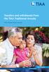 Transfers and withdrawals from the TIAA Traditional Annuity. TIAA s Transfer Payout Annuity