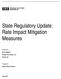 State Regulatory Update: Rate Impact Mitigation Measures