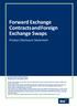 Forward Exchange Contracts and Foreign Exchange Swaps