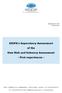 EIOPA's Supervisory Assessment. of the. Own Risk and Solvency Assessment. - First experiences -