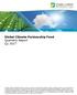Global Climate Partnership Fund Quarterly Report Q1 2017