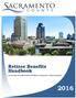 Retiree Benefits Handbook. An overview of health benefits available to Sacramento County Annuitants