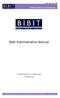 Bibit Administrative Manual