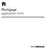Mortgage application form