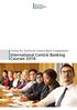 Centre for Technical Central Bank Cooperation International Central Banking Courses 2018