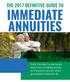 IMMEDIATE ANNUITIES THE 2017 DEFINITIVE GUIDE TO